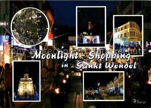 AK / Ansichtskarte Wendel_St Moonlightshopping  Wendel_St