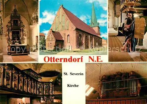 AK / Ansichtskarte Otterndorf_Niederelbe Sankt Severin Kirche Otterndorf Niederelbe