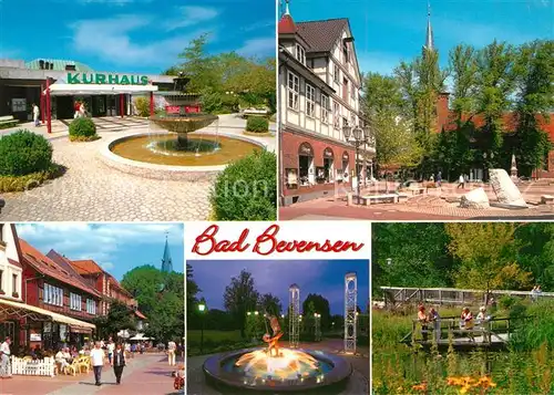 AK / Ansichtskarte Bad_Bevensen Kurhaus Brunnen Kurpark Stadtansicht Bad_Bevensen
