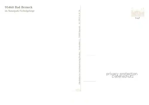 AK / Ansichtskarte Bad_Berneck Fichtelnaabquelle Fichtelsee Saalequelle Schneeberg Backoefele Markt Bad_Berneck