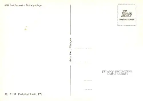 AK / Ansichtskarte Bad_Berneck Panorama Bad_Berneck