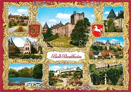 AK / Ansichtskarte Bad_Bentheim Burg Stadtansichten Bad_Bentheim