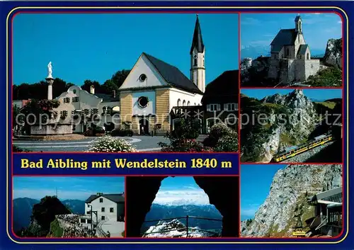 AK / Ansichtskarte Bad_Aibling Sebastianikirche Schloss Prantshausen Bad_Aibling