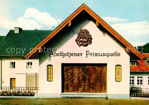 AK / Ansichtskarte Adelholzen_Oberbayern_Bad Adelholzener Primusquelle Adelholzen_Oberbayern_Bad