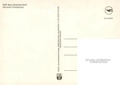 AK / Ansichtskarte Alexandersbad_Bad Panorama Kurhaus Kurquelle Kurpark Alexandersbad_Bad