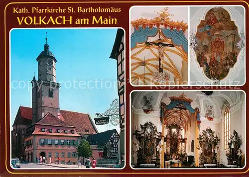 AK / Ansichtskarte Volkach Katholische Pfarrkirche Sankt Bartholomaeus Volkach