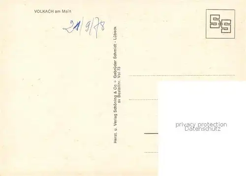 AK / Ansichtskarte Volkach Rathaus  Volkach