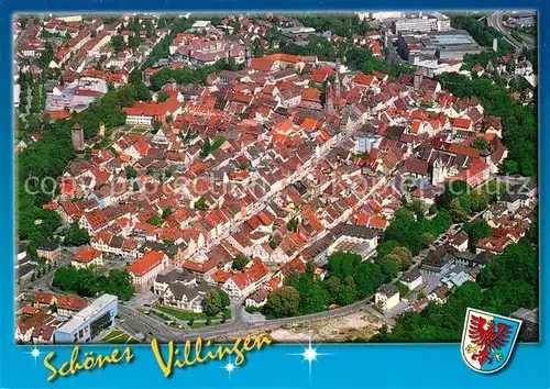AK / Ansichtskarte Villingen Schwenningen Fliegeraufnahme Villingen Schwenningen
