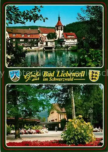 AK / Ansichtskarte Bad_Liebenzell Kirche Stadtansicht Parkanlage Bad_Liebenzell