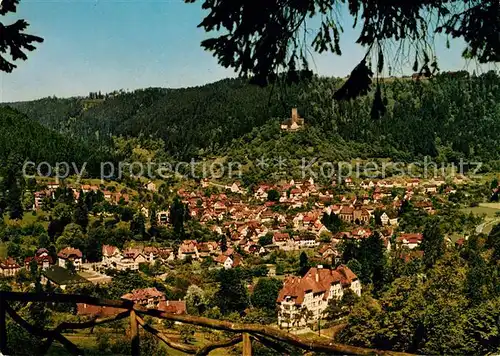 AK / Ansichtskarte Bad_Liebenzell Panorama Burg Bad_Liebenzell