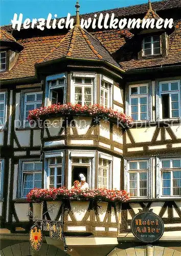 AK / Ansichtskarte Schwaebisch_Hall Hotel Restaurant Goldener Adler Schwaebisch Hall