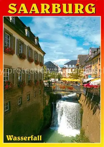 AK / Ansichtskarte Saarburg_Saar Wasserfall Saarburg Saar