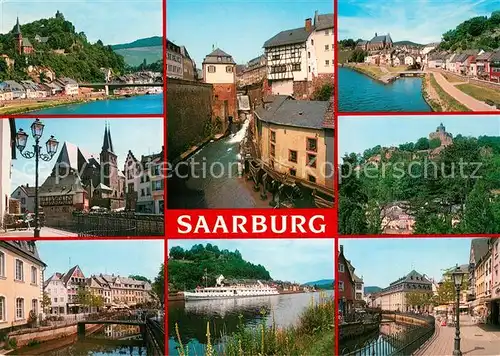 AK / Ansichtskarte Saarburg_Saar Stadtansichten Saarburg Saar