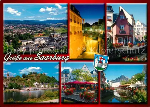 AK / Ansichtskarte Saarburg_Saar Stadtansichten  Saarburg Saar