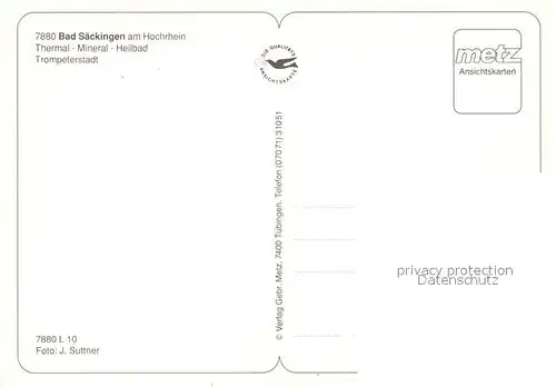 AK / Ansichtskarte Bad_Saeckingen Muenster Statue Bad_Saeckingen