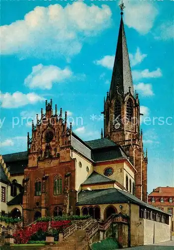 AK / Ansichtskarte Aschaffenburg_Main Kirche Aschaffenburg Main