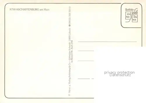 AK / Ansichtskarte Aschaffenburg_Main Bootsanlegestelle Aschaffenburg Main