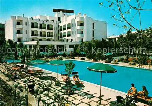 AK / Ansichtskarte Vieste_Foggia Hotel Mediterraneo Swimming Pool Vieste_Foggia