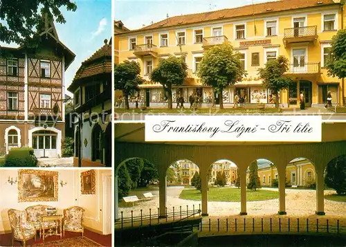 AK / Ansichtskarte Frantiskovy_Lazne Lazensky dum Tri lilie Frantiskovy_Lazne