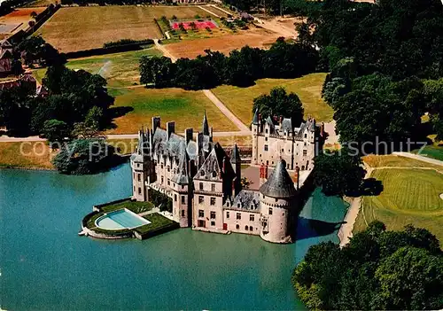 AK / Ansichtskarte Missillac Chateau de la Bretesche vue aerienne Missillac