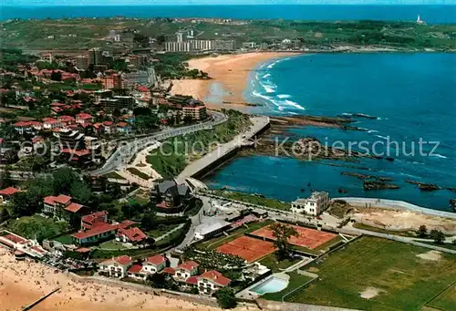 AK / Ansichtskarte Santander Sardinero vista aerea Santander