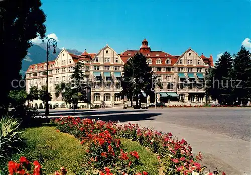 AK / Ansichtskarte Meran_Merano Piazza Mazzini Grand Hotel Emma Mazziniplatz Meran Merano