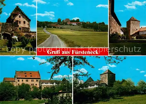 AK / Ansichtskarte Eiterfeld Heimvolkshochschule Fuersteneck Landschaftspanorama Eiterfeld