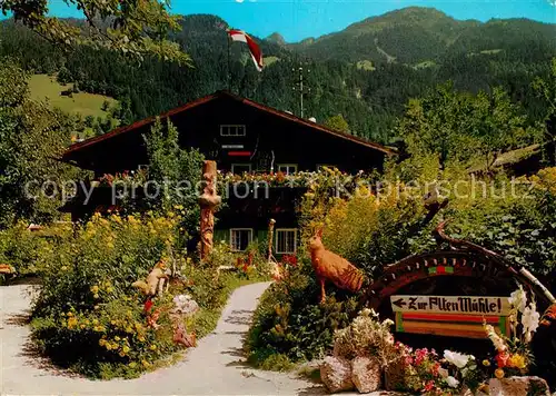 AK / Ansichtskarte Buehel_Zillertal Wurzen Max Studio Alte Muehle Holzschnitzereien Handwerk Buehel_Zillertal