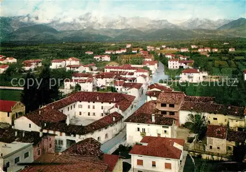 AK / Ansichtskarte arba Fliegeraufnahme con le Prealpi arba