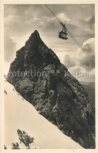 AK / Ansichtskarte Seilbahn Zugspitze  Seilbahn