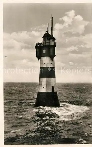 AK / Ansichtskarte Leuchtturm_Lighthouse Rotesand Wesermuendung  Leuchtturm Lighthouse