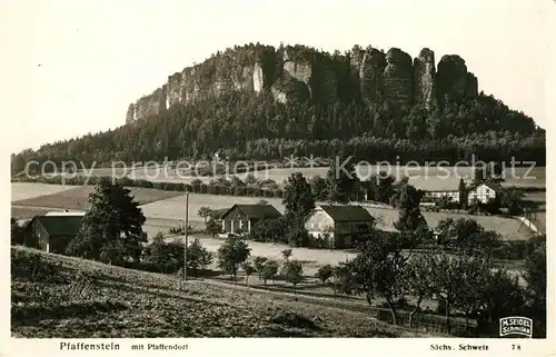 AK / Ansichtskarte Foto_Seidel_M._Schmilka_Nr. 78 Pfaffenstein Pfaffendorf  Foto_Seidel