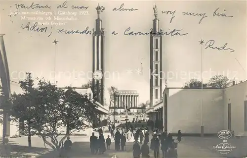 AK / Ansichtskarte Goeteborg Minareternaoch Minneshallen Goeteborg