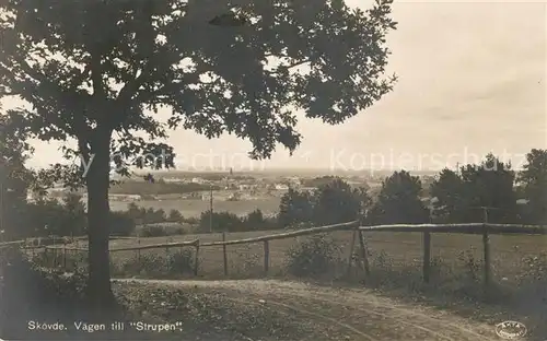 AK / Ansichtskarte Skoevde Vaegen till Strupen Skoevde