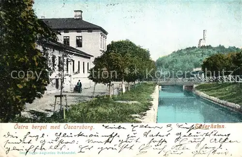 AK / Ansichtskarte Soederhamn oestra berget med Oscarsborg Soederhamn
