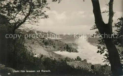 AK / Ansichtskarte Ransvik Utsikt fran terassen vid Ransvik 