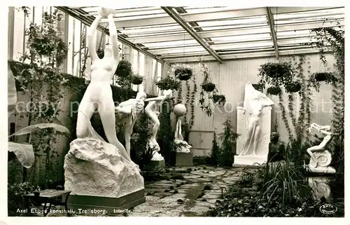 AK / Ansichtskarte Trelleborg Axel Ebbes konsthall Interioer Trelleborg