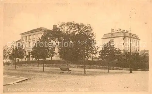 AK / Ansichtskarte Vaexjoe Blindskolan med Elemenatarskolan foer Flickor Vaexjoe