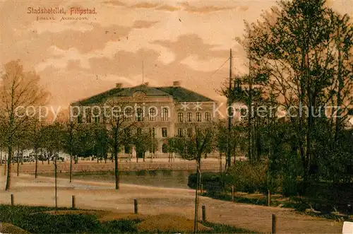 AK / Ansichtskarte Filipstad_Vaermland Stadshotellet Filipstad_Vaermland