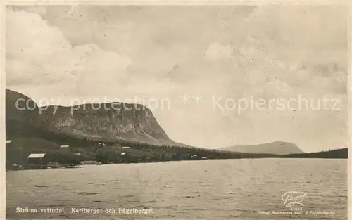 AK / Ansichtskarte Gaeddede Stroems vattudal Karlberget och Fagelberget Gaeddede