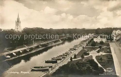 AK / Ansichtskarte Lidkoeping aelvparti Lidkoeping
