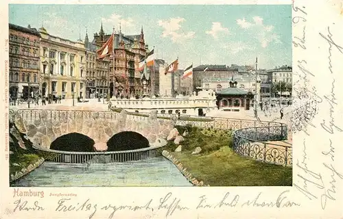 AK / Ansichtskarte Hamburg Jungfernstieg Hamburg