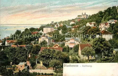 AK / Ansichtskarte Blankenese Suellberg Blankenese