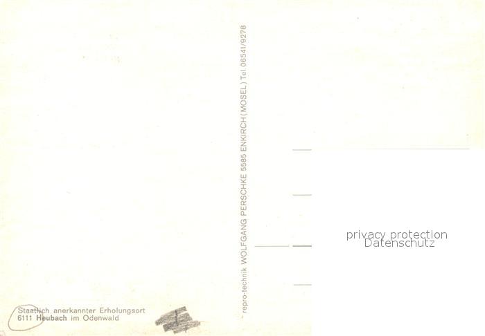 AK / Ansichtskarte Heubach_Odenwald Heubach Odenwald Nr. bx50603