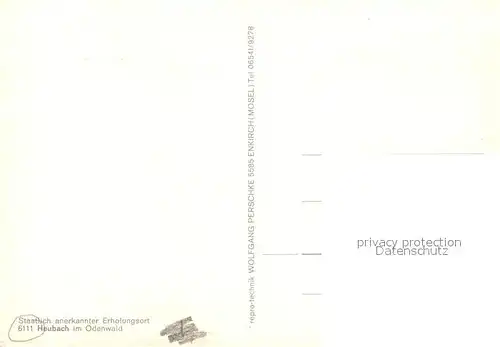 AK / Ansichtskarte Heubach_Odenwald   Heubach Odenwald 
