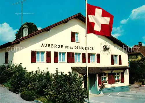 AK / Ansichtskarte Courgenay_Porrentruy Auberge de la Diligence Courgenay Porrentruy