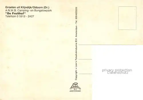 AK / Ansichtskarte Klijndijk Camping De Fruithof Klijndijk