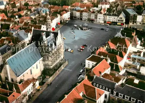 AK / Ansichtskarte Oudenaarde Fliegeraufnahme Gothisch Stadhuis Lakenhalle Oudenaarde