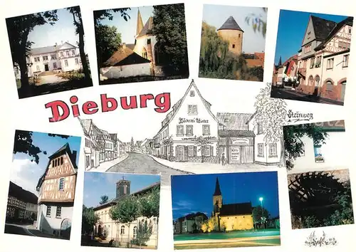 AK / Ansichtskarte Dieburg Kornmarkt Naturkost  Dieburg