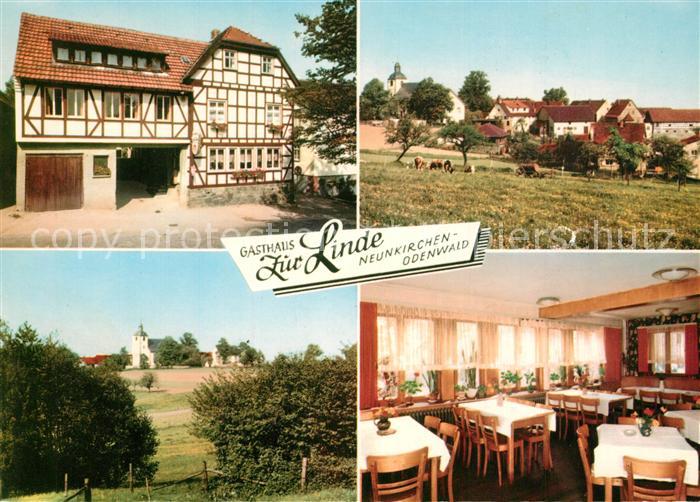 AK / Ansichtskarte Neunkirchen_Odenwald Gasthaus Zur Linde ...